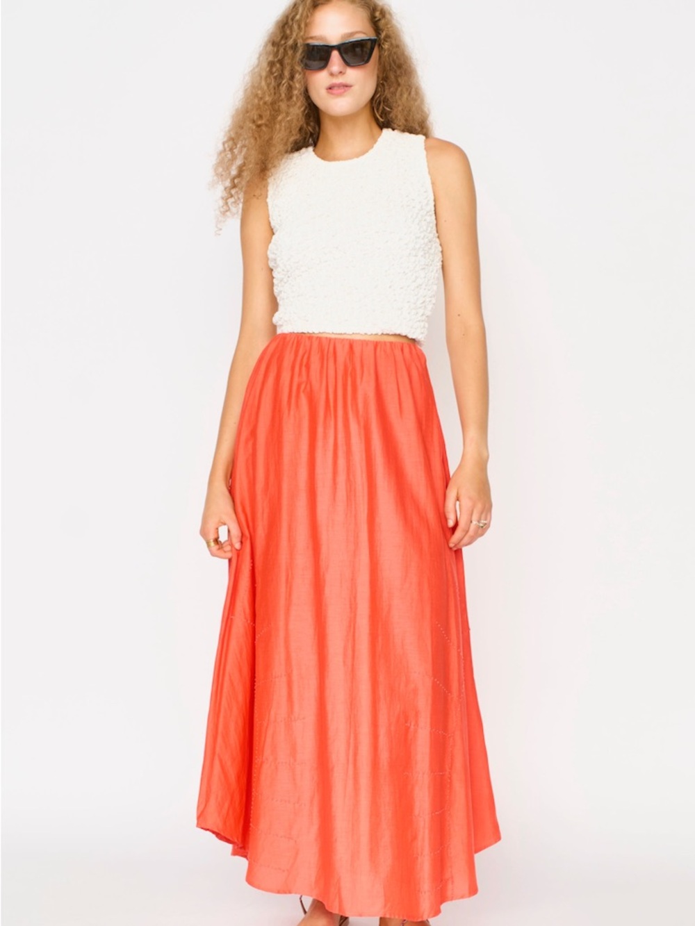 MIRTH | LUCIA SMOCKED TOP